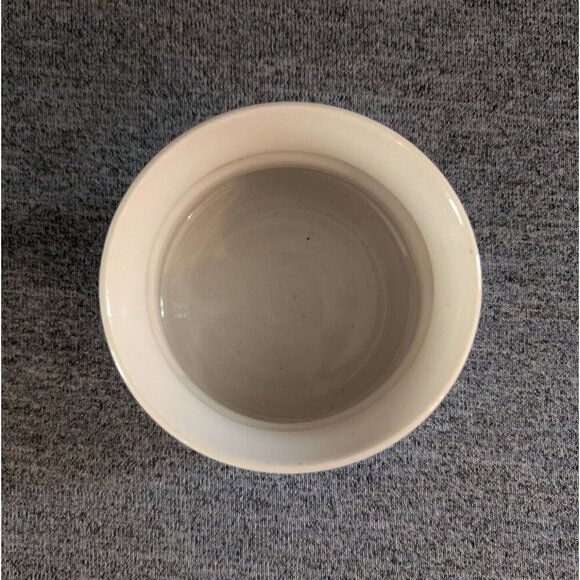 Thrown Pottery Sugar/Trinket Bowl, Signed "Evy Cugelman" - Picture 2 of 4